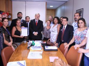 Dirigentes sidnicais são recebidos por deputados em Brasília