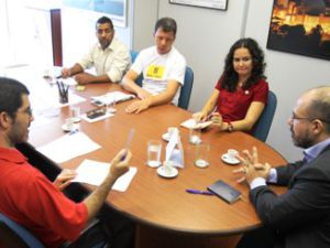 Dirigentes sindicais reúnem-se com a direção do Dest, em Brasília