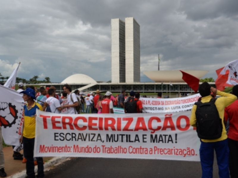 Mobilização em Brasília, em de 07 de Abril